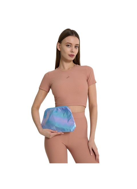 Joss One-Size Wet Bag Pink/Blue – Lightweight and Compact Makeup Bag for Beach and Pool Gear with Durable Material for Long-Term Use