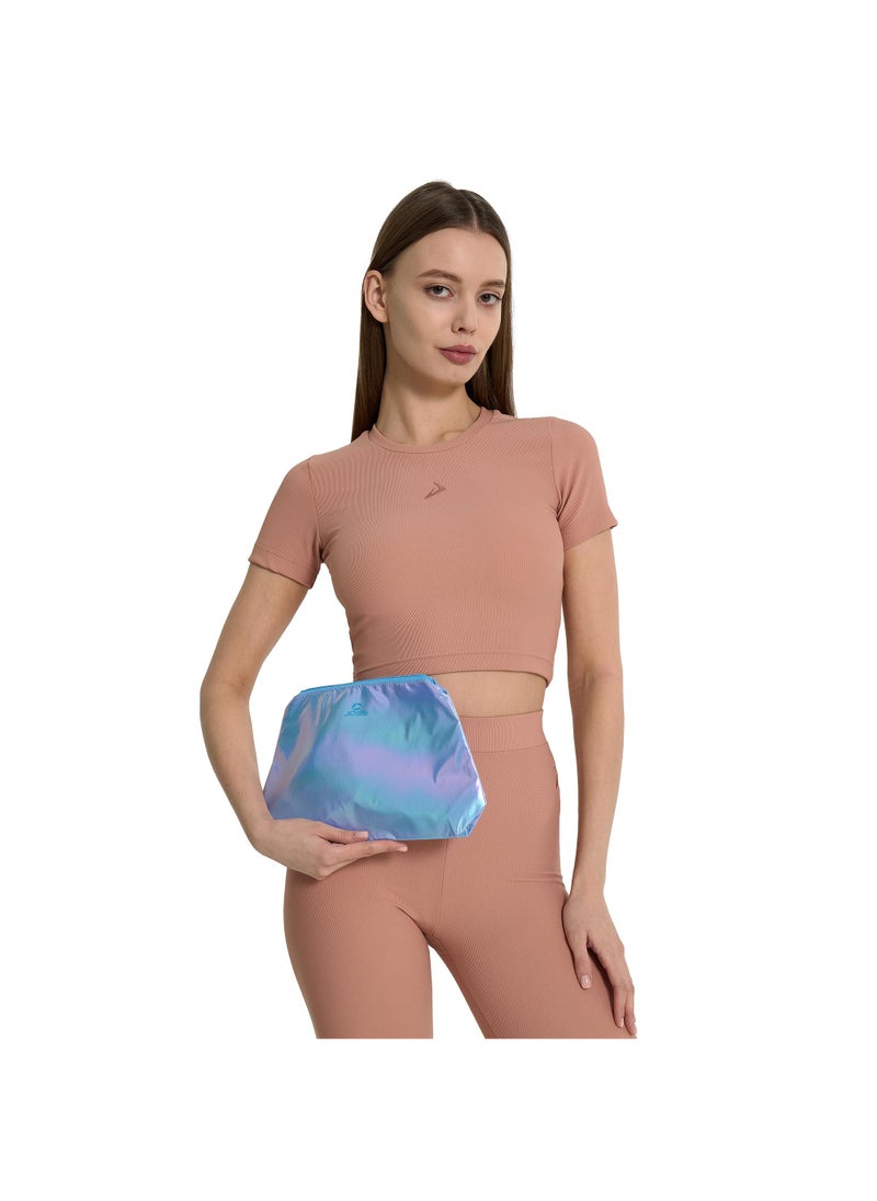 Joss Joss One-Size Wet Bag Pink/Blue – Lightweight and Compact Makeup Bag for Beach and Pool Gear with Durable Material for Long-Term Use  - Image 1