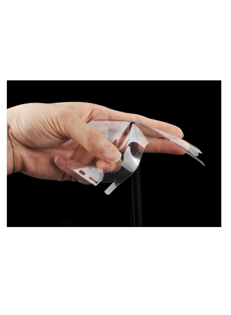 Digi Core واقي شاشة iPhone 15 Pro Max مكون من 3 قطع مقاس 6.7 بوصات 2.5D حواف منحنية مع عدسة كاميرا iPhone 15 Pro Max ومجموعة أوراق شفافة PVC مضادة للخدش (تيتانيوم أزرق، iPhone 15 Pro Max) - Image 2