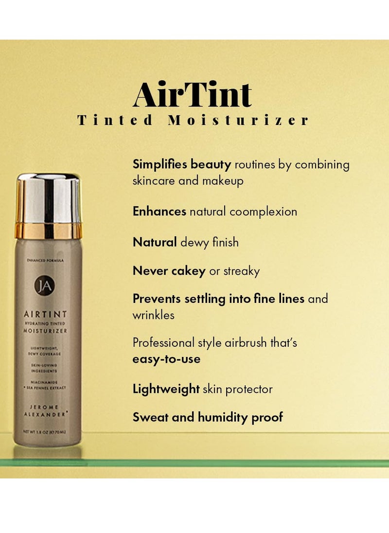 Jerome Alexander Jerome Alexander MagicMinerals AirTint Tinted Moisturizer AirBrush Spray Light Shade | Tinted Moisturizer Spray with Anti-Aging Ingredients | Light  - Image 4