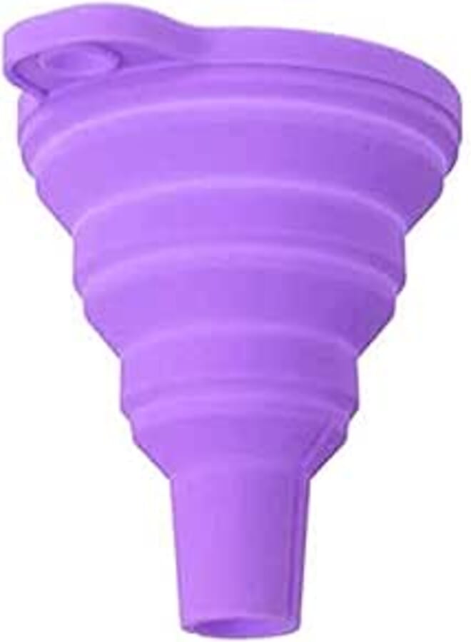 Spaceshoop Foldable Small Silicon Funnel - purpleyuturoaa62080