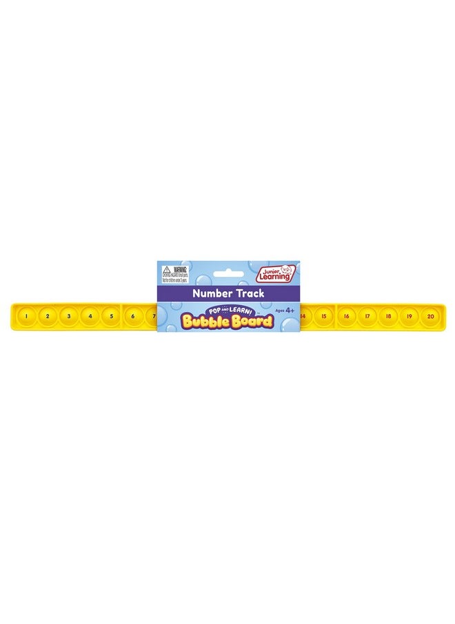 Junior Learning Junior Learning Number Track Bubble Board  - Image 1