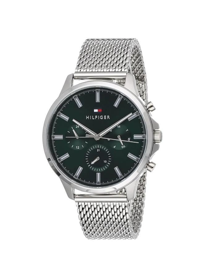 TOMMY HILFIGER TOMMY HILFIGER MEN’s GREEN DIAL, STAINLESS STEEL WATCH – 1710499  - Image 3