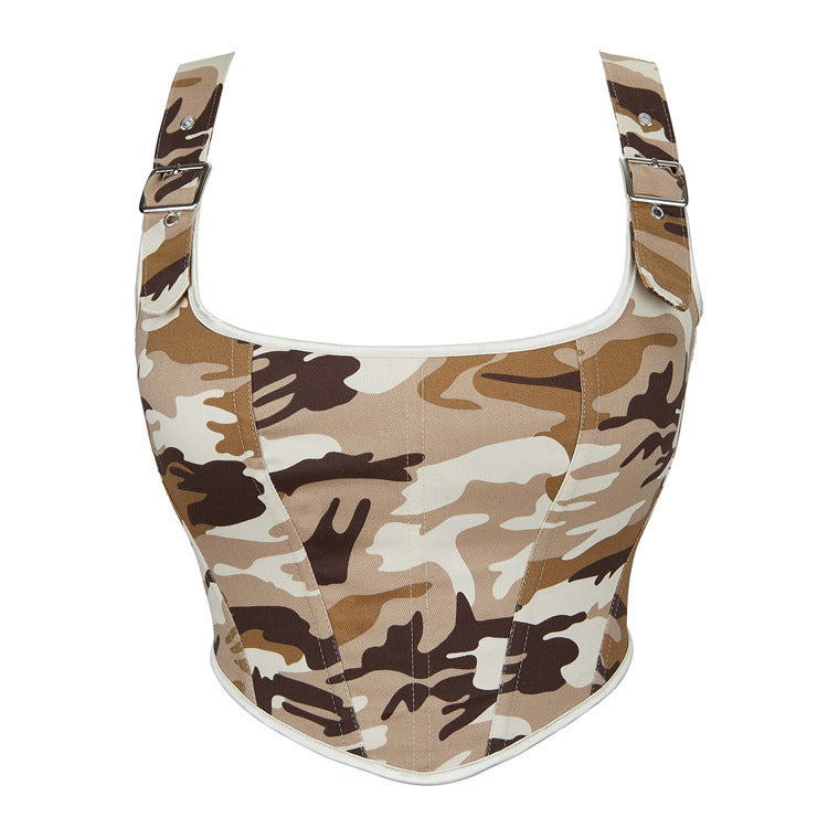 New Camouflage Shoulder Strap Adjustable Women'S Strapless Push-Up Shaper E-Commerce Supply - Image 1
