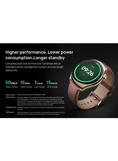 ميبرو Mibro Lite 3 Pro ساعة ذكية 1.32 بوصة شاشة AMOLED 10 محاور مستشعر حركة بلوتوث اتصال GPS 150+ أوضاع رياضية 5ATM مقاومة للماء مراقبة معدل ضربات القلب 15 يومًا عمر البطارية ساعة ذكية  - Image 2