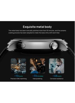 ميبرو Mibro Lite 3 Pro ساعة ذكية 1.32 بوصة شاشة AMOLED 10 محاور مستشعر حركة بلوتوث اتصال GPS 150+ أوضاع رياضية 5ATM مقاومة للماء مراقبة معدل ضربات القلب 15 يومًا عمر البطارية ساعة ذكية  - Image 3