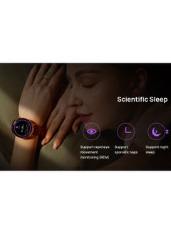 ميبرو Mibro Lite 3 Pro ساعة ذكية 1.32 بوصة شاشة AMOLED 10 محاور مستشعر حركة بلوتوث اتصال GPS 150+ أوضاع رياضية 5ATM مقاومة للماء مراقبة معدل ضربات القلب 15 يومًا عمر البطارية ساعة ذكية  - Image 5