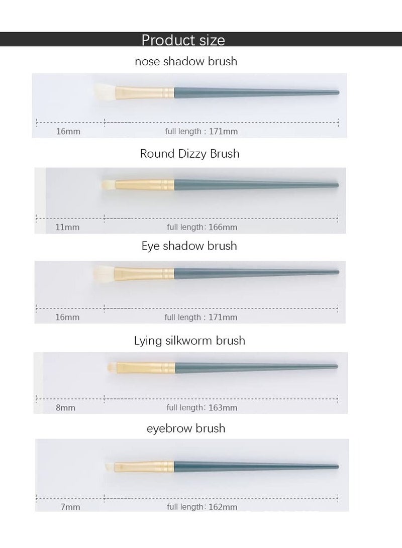 Excefore 10 Pack  Makeup Brushes, Professional Premium Synthetic Makeup Brushes, Foundation Eye Shadow Blush Concealer Brush, Suitable for Anniversary, or Birthday - Image 3