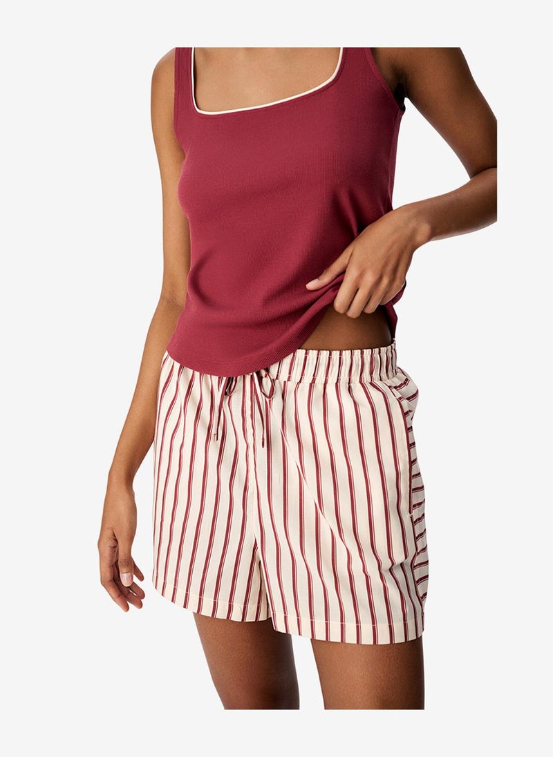 Penti Women's Bordeux Soft Cotton Pyjama Short - Image 3
