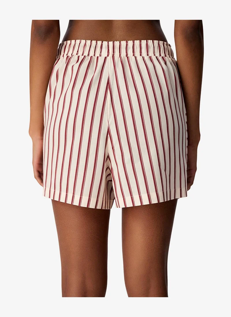 بنتي Women's Bordeux Soft Cotton Pyjama Short