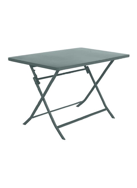 Greensboro Anti-Rust Sturdy Rectangular Folding Table Jade Green 71 x 70 x 110 cm 187015