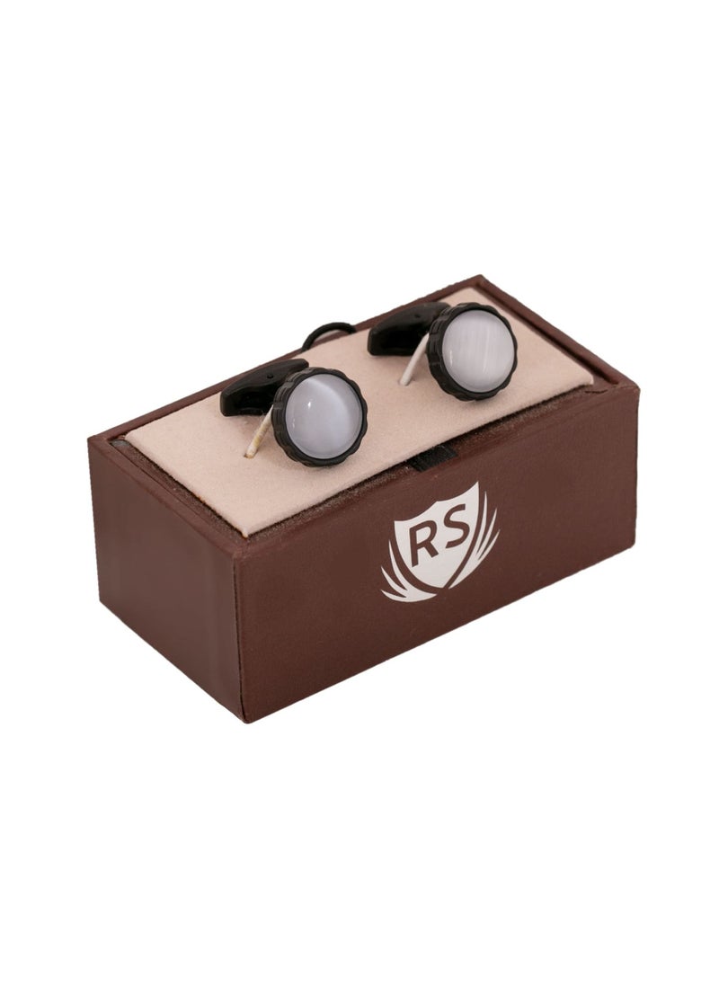 RS - Round Cufflink - Image 1