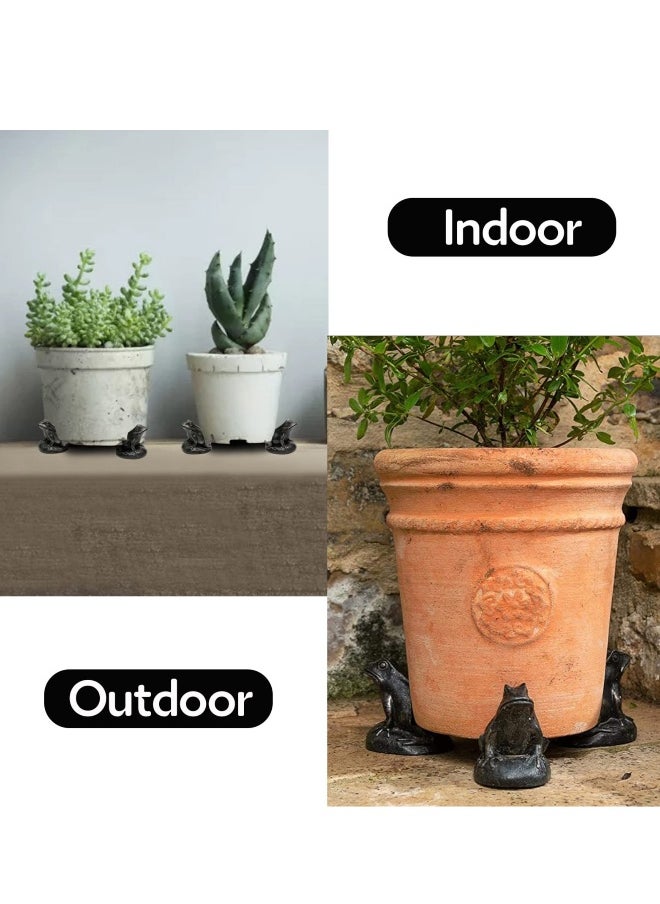 Generic Adorable Animal Shaped Plant Pot Feet Set, 3 Pcs Mini Risers for Improved Airflow and Drainage in Indoor/Outdoor Planters  - Image 5