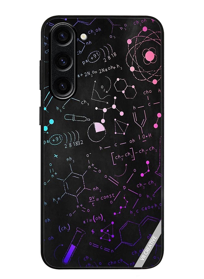 VR CREATIVE Protective Case Cover For Samsung Galaxy S24 Chemistry Formula Design Multicolour - Image 1