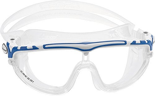 Cressi Skylight Swim Goggles AntiFog ScratchResistant Goggles UV Mirrored Lenses For Swim Gear ClearWhite - Image 3