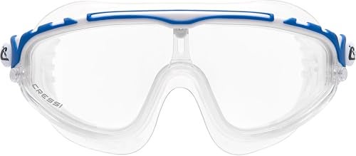 Cressi Skylight Swim Goggles AntiFog ScratchResistant Goggles UV Mirrored Lenses For Swim Gear ClearWhite - Image 1