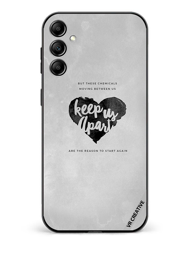 VR CREATIVE Protective Case Cover For Samsung Galaxy M54 Keep Us Apart Design Multicolour - Image 1