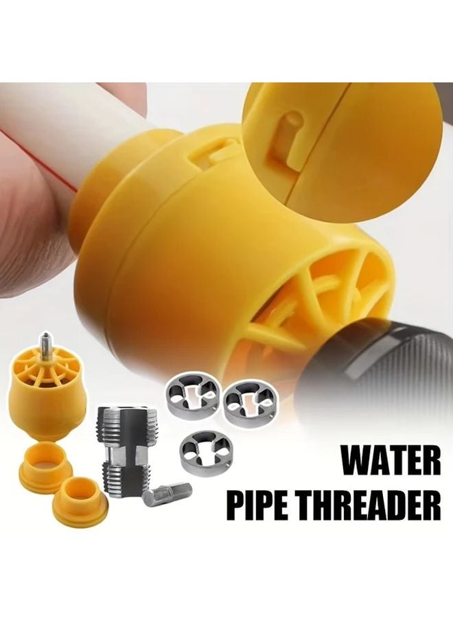 PVC Pipe Threader Kit Outer And Inner Hole Threader Set 1 2 3 4 1 Inch - Image 5