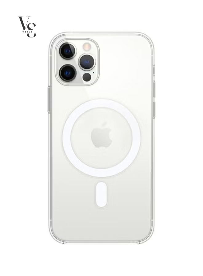 vesus magsafe Clear Case Magnetic Cover MagSafe Crystal Clear Protective Shockproof Transparent Cover Case iPhone 14 Pro  - Image 1