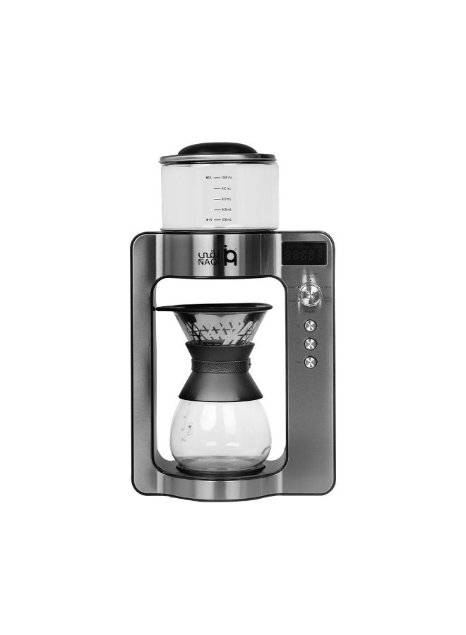 NAQI Drip Coffee Maker 1L 1500W with LCD Display Temperature Control Dual Mode and Built In Scale - Image 1