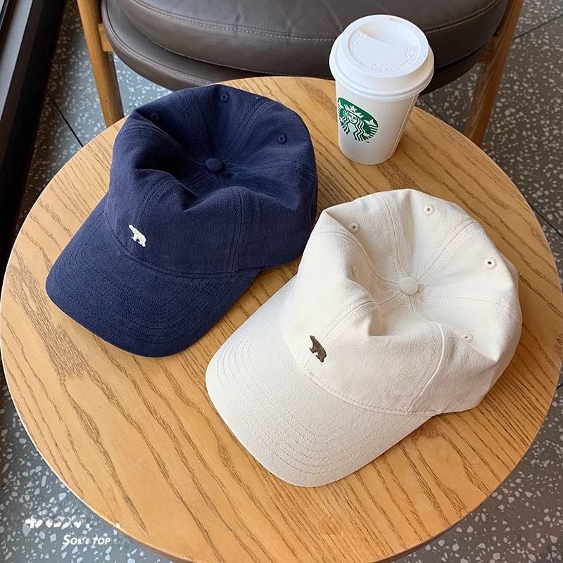 Polar Bear Baseball Cap Fashionable Unisex Sunshade Khaki  - Image 5