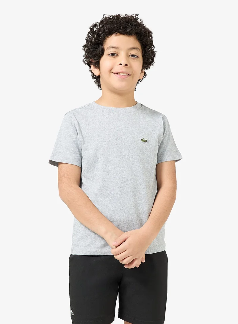LACOSTE Kids Logo Crew Neck T-Shirt