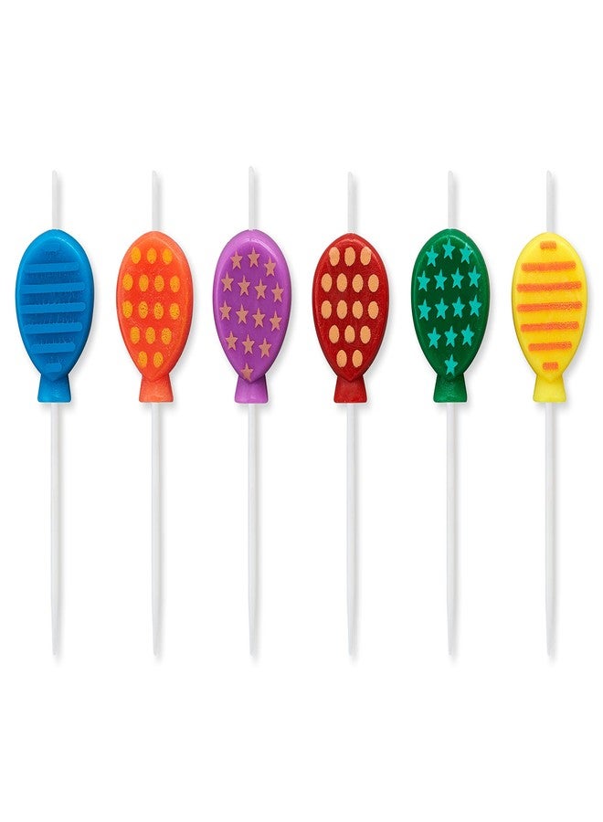 Papyrus Birthday Candles, Balloons (6-Count) - Image 2