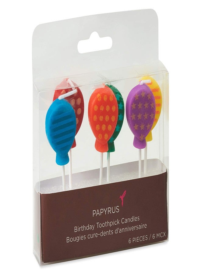 Papyrus Birthday Candles, Balloons (6-Count) - Image 3