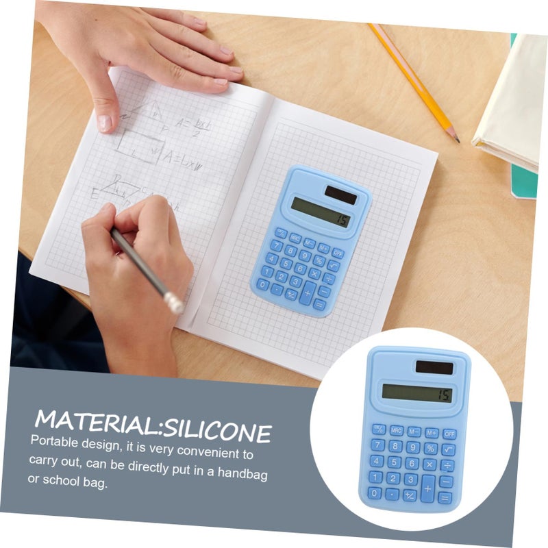 Portable Pocket Calculator Cute Desk Design For Women Office Pink - Image 4