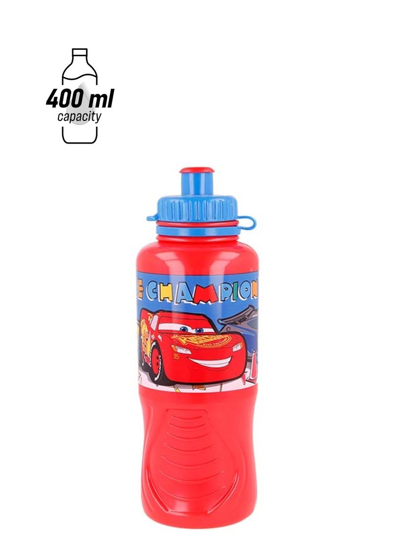 Disney Ergo Sport Water Bottle Lets Race 400Ml - Image 1