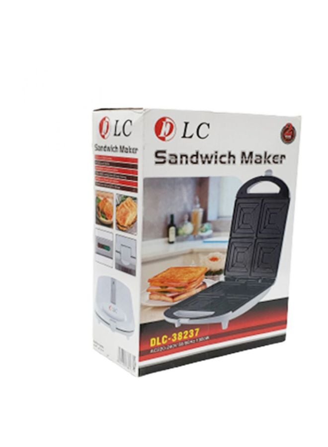 DLC Sandwich Maker 1300W 1300 W DLC-38237 White/Black - Image 3