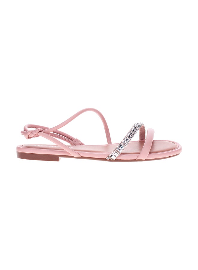 MOLECA Double Strap Flat Sandals with Buckle Details - Image 1