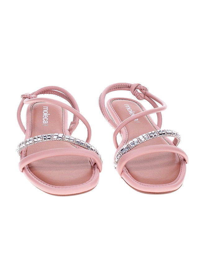 MOLECA Double Strap Flat Sandals with Buckle Details - Image 3