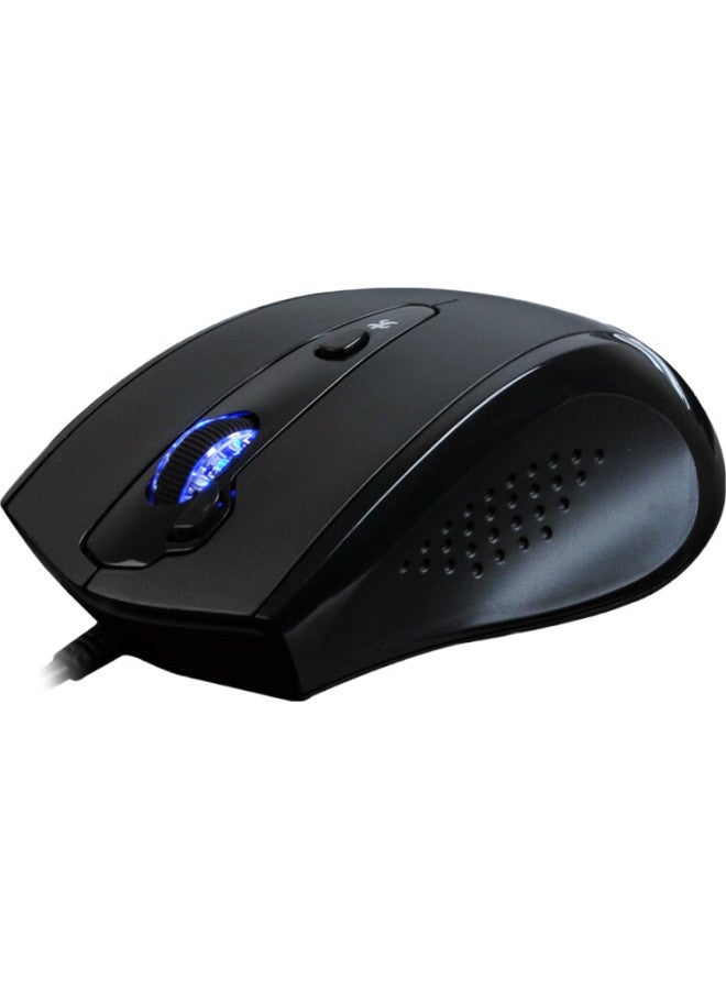 A4TECH N-810Fx Wired Mouse, Laptop And Desktop Office Mouse, Ergonomic, Usb Interface, Large Hand Mouse, Gentleman Black - Image 2