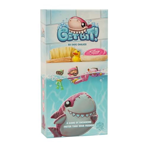 Greater Than Games Get Bit Family Card Game Party Game for Adults and Family Escape The Shark 3 to 6 Players Ages 7 20 Minutes - Image 1