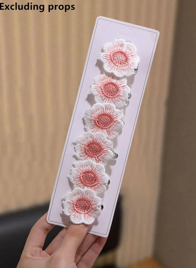Take Two Take Two Set of 6 - Flower Shape Hair Clips