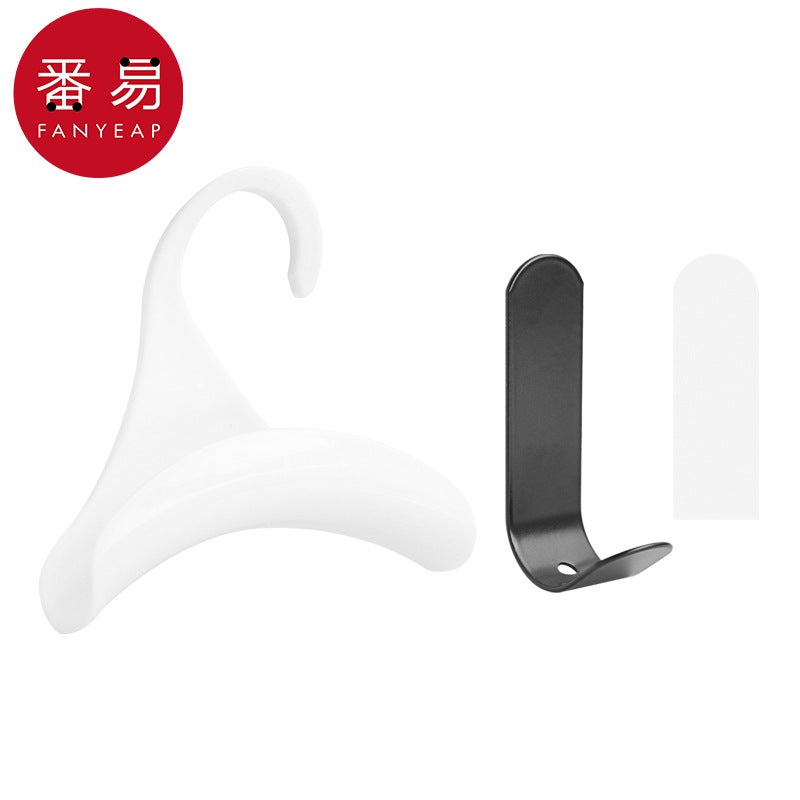 A generation of postage/hook/bag A1P30-sticky hook bag storage bag hat scarf tie wardrobe White wide model + black model