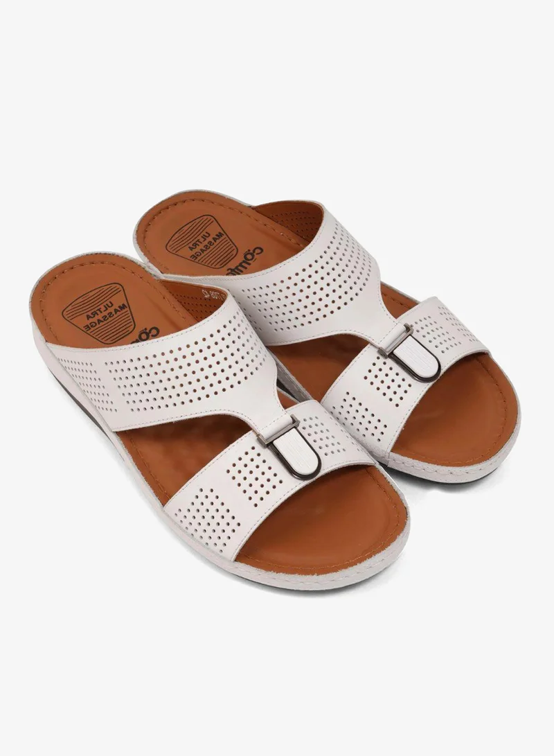 Comfort Plus COMFORT PLUS MENS SANDALS  -  CP 7708 WHITE