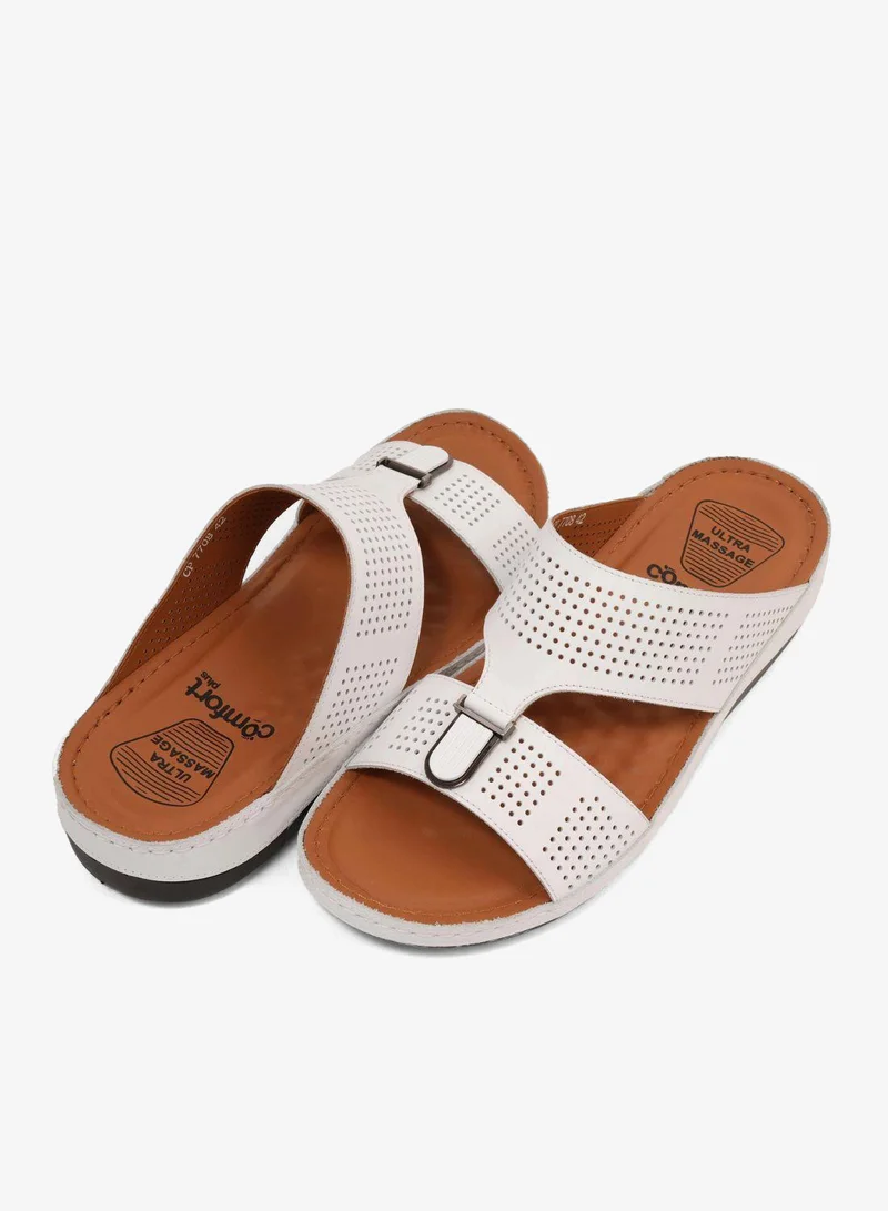 Comfort Plus  COMFORT PLUS MENS SANDALS  -  CP 7708 WHITE for Men | Best Price UAE