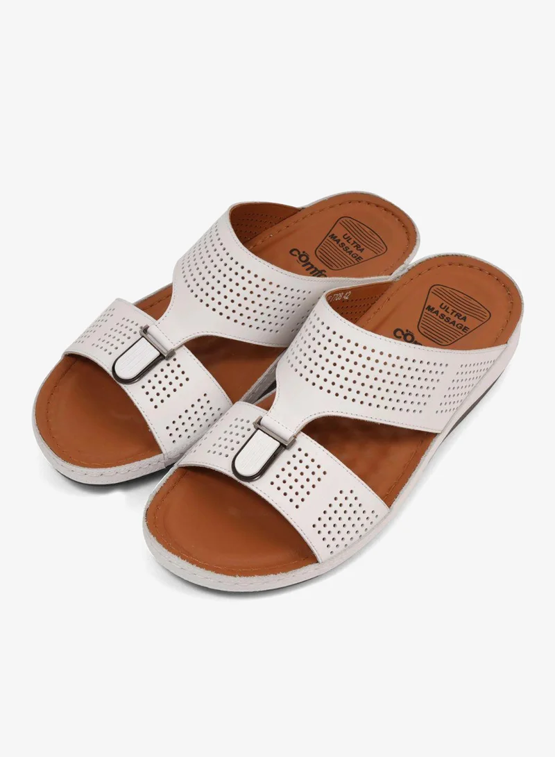 Comfort Plus  COMFORT PLUS MENS SANDALS  -  CP 7708 WHITE for Men | Best Price UAE