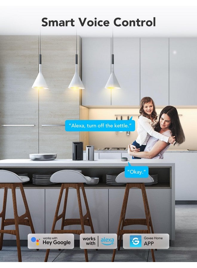 Govee Smart Plug with Energy Monitoring, WiFi Bluetooth Plug Work with Alexa and Google Assistant, 15A Smart Outlets with Timer & Group Controller, No Hub Required, ETL&FCC Certified for Home, 4 Pack - Image 5