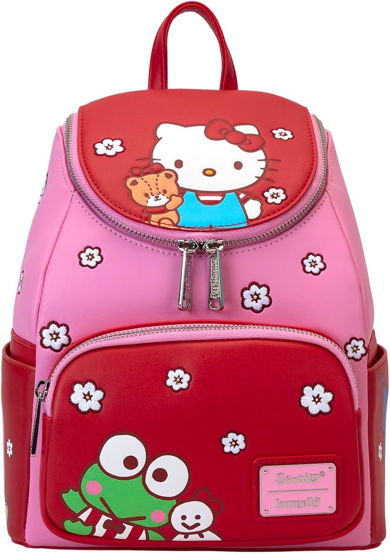Loungefly Sanrio Hello Kitty  Friends Color Block Mini Backpack - Image 1