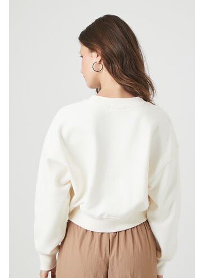 FOREVER 21 بلوفر من قماش تيري الفرنسي  - Image 3