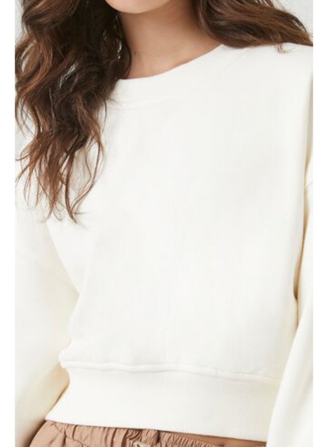 FOREVER 21 بلوفر من قماش تيري الفرنسي  - Image 5