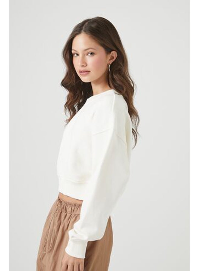 FOREVER 21 بلوفر من قماش تيري الفرنسي  - Image 2