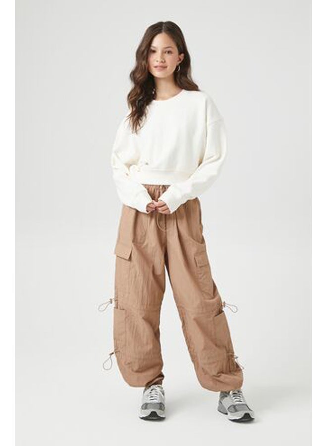 FOREVER 21 بلوفر من قماش تيري الفرنسي  - Image 4
