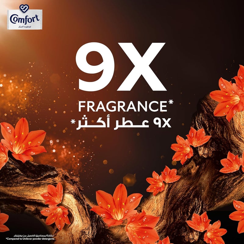 منعم الأقمشة المركز كومفورت، عود فاخر، 9 أضعاف العطر، 1.4 لتر، قد يختلف التغليف - Image 3