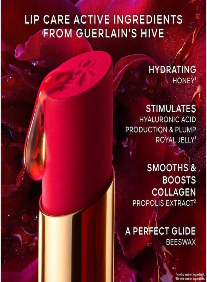 GUERLAIN Kiss Kiss Blur Matte Long-Wearing Lipstick 1.85g – 599 Red Aster Soft Matte Lip Color - Image 5