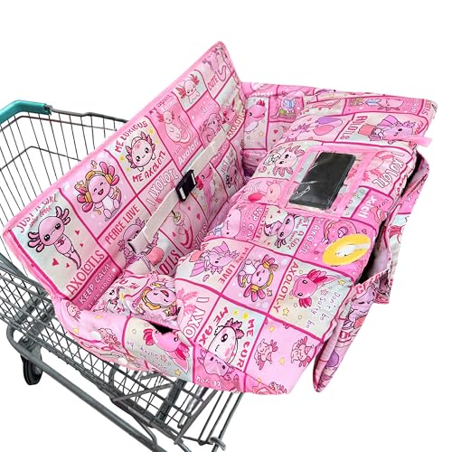 gxfcymxbd Shopping Cart Cover for Baby2in1 Baby Cart Covers with Portable Cloth Bag Cart Seat Pad for Babies Grocery Cushion Cover RestaurantSuitable for All Supermarkets and Restaurants - Image 1