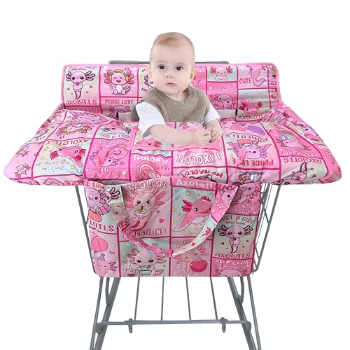 gxfcymxbd Shopping Cart Cover for Baby2in1 Baby Cart Covers with Portable Cloth Bag Cart Seat Pad for Babies Grocery Cushion Cover RestaurantSuitable for All Supermarkets and Restaurants - Image 3